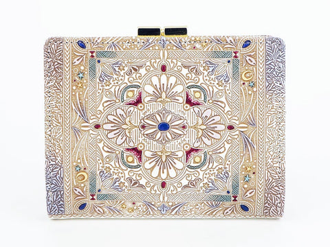 Fantasy Tapestry GAMASATSU Square Billfold with Clasp