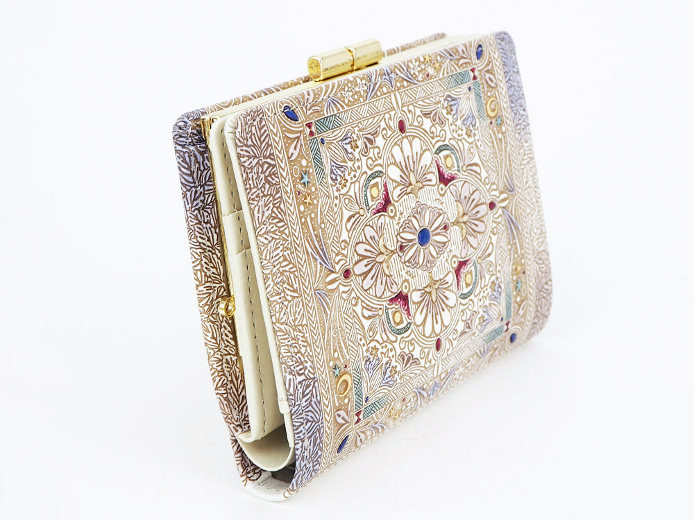 Fantasy Tapestry GAMASATSU Square Billfold with Clasp