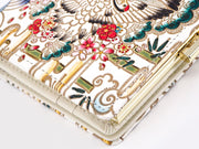 Facing Cranes GAMASATSU Square Billfold with Clasp