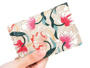 North Garden (Coral) Business Card Case