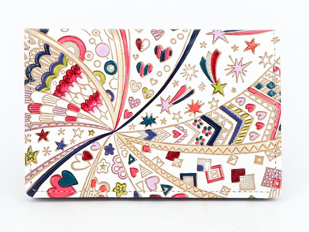 Glossy Hearts Business Card Case