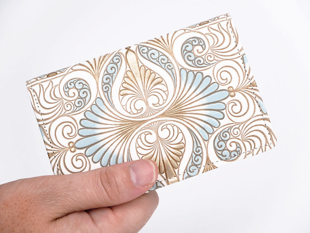 Rocaille (Blue) Business Card Case