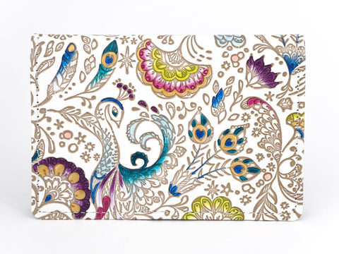 Peacock Business Card Case