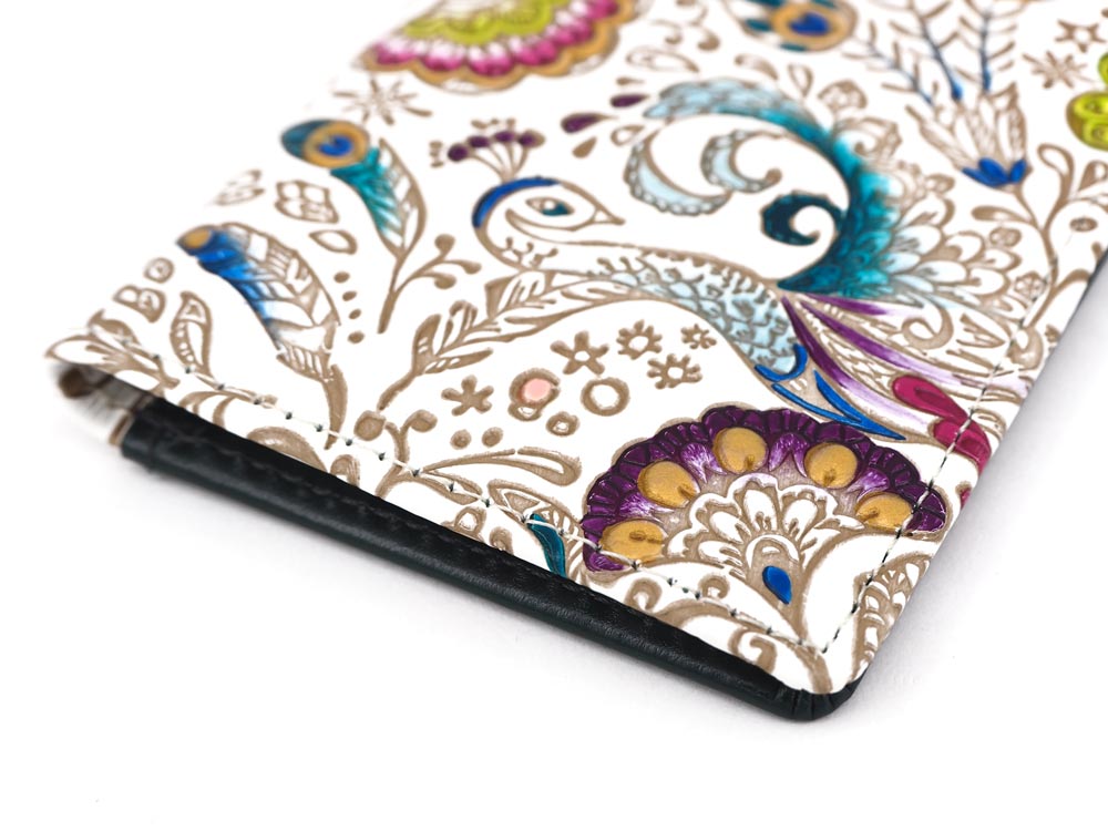 Peacock Business Card Case