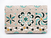 KINSHA - Persia Tiles (Green) Business Card Case