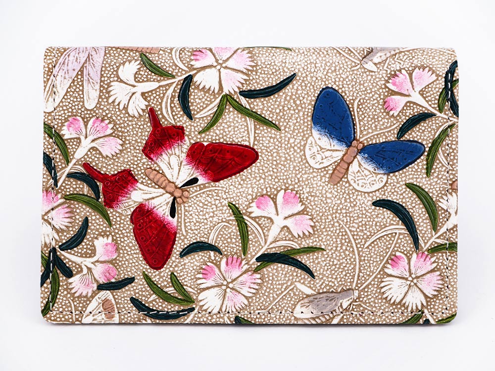Dianthus Flowers Business Card Case