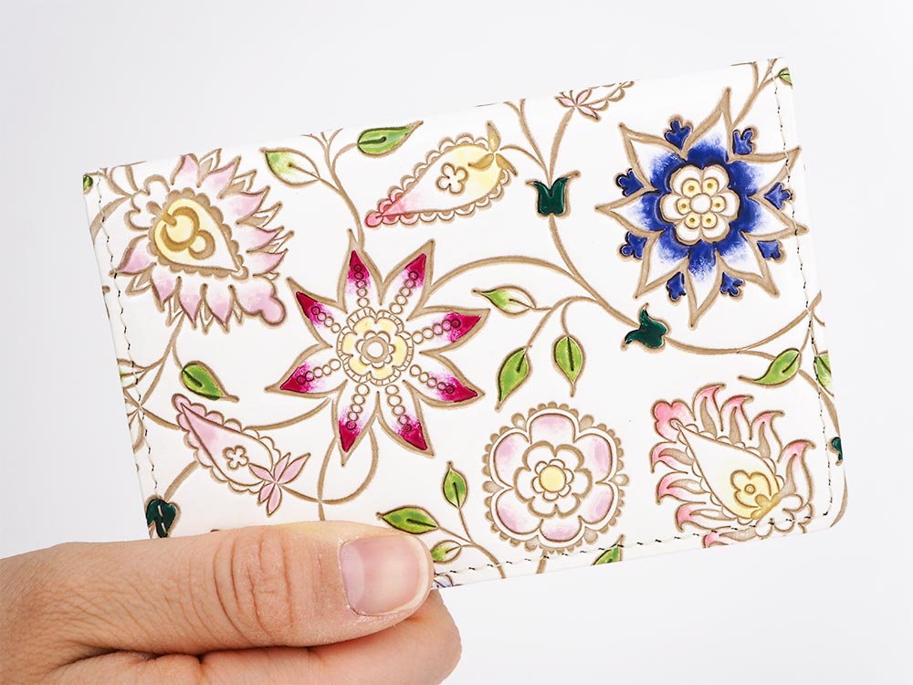 HANASARASA - Floral Chintz Business Card Case