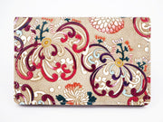 RANGIKU - Firework Chrysanthemums (Wine&Pink) Business Card Case