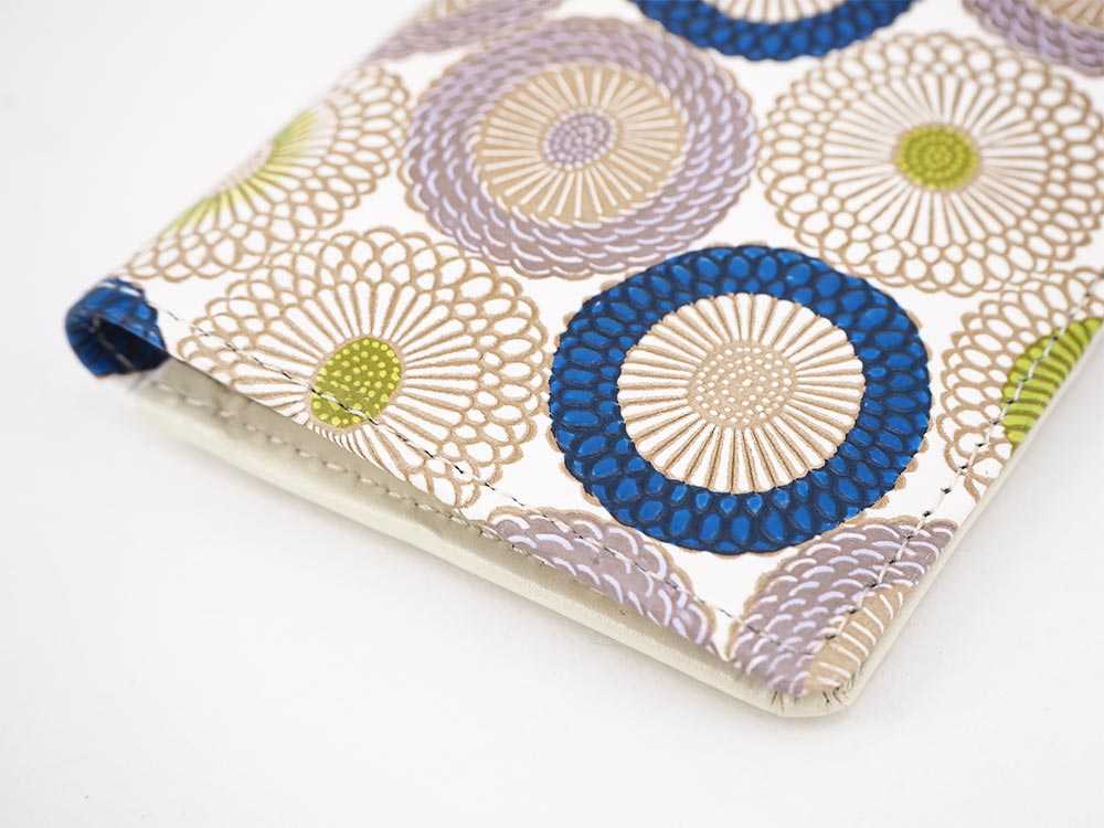 Umbrella Chrysanthemums (Shimmering Blue) Business Card Case