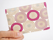 Umbrella Chrysanthemums (Peach Blossom) Business Card Case
