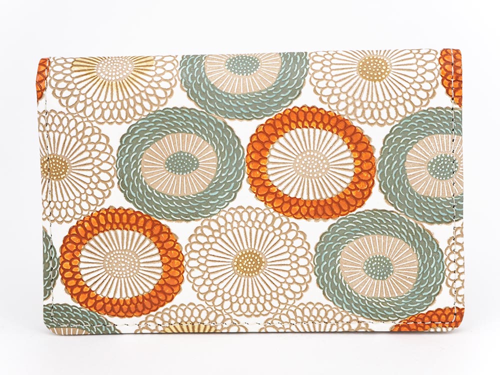 Umbrella Chrysanthemums (Spring Grass) Business Card Case