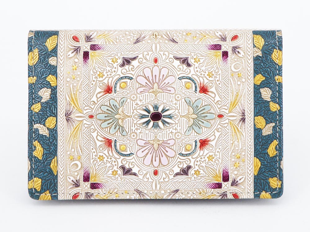 Golden Tapestry Business Card Case