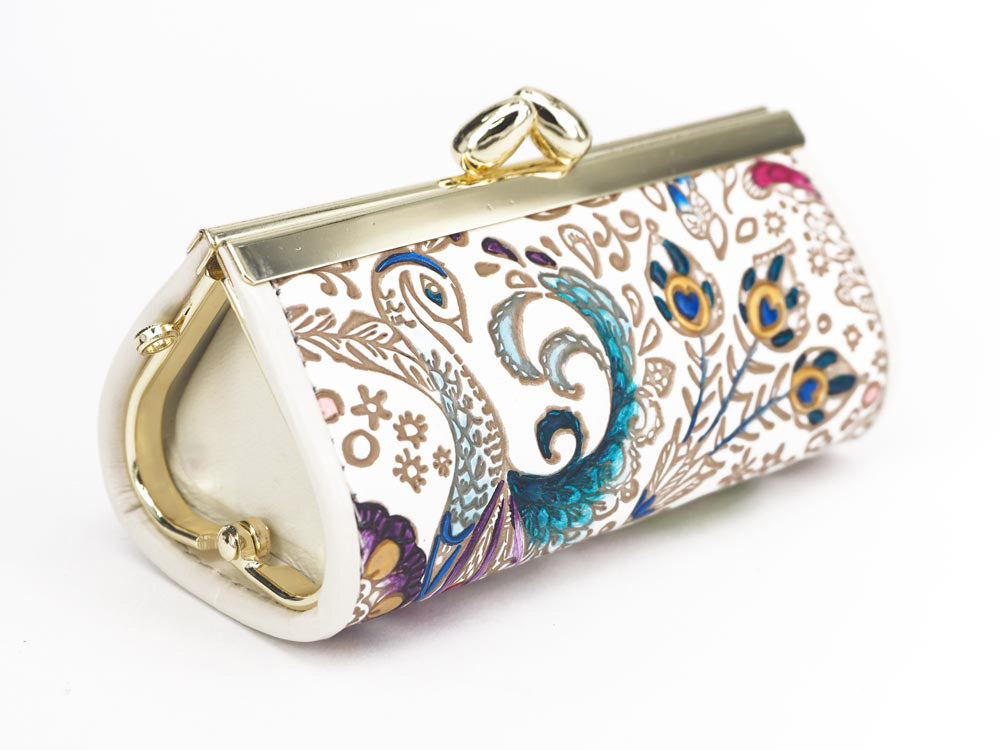 Peacock Lipstick Case