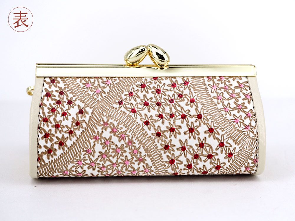 CHIRIMEN Fabric (Pink) Lipstick Case
