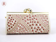 CHIRIMEN Fabric (Pink) Lipstick Case