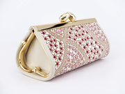 CHIRIMEN Fabric (Pink) Lipstick Case