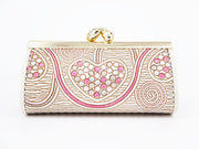 Silver Hearts (Mocha Pink) Lipstick Case