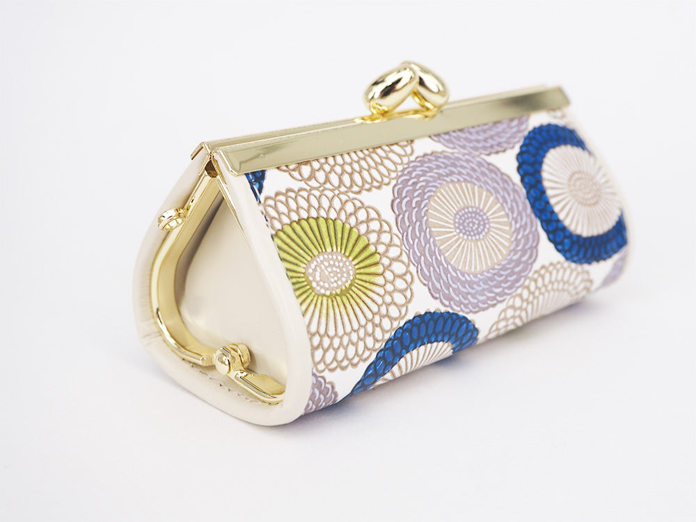 Umbrella Chrysanthemums (Shimmering Blue) Lipstick Case