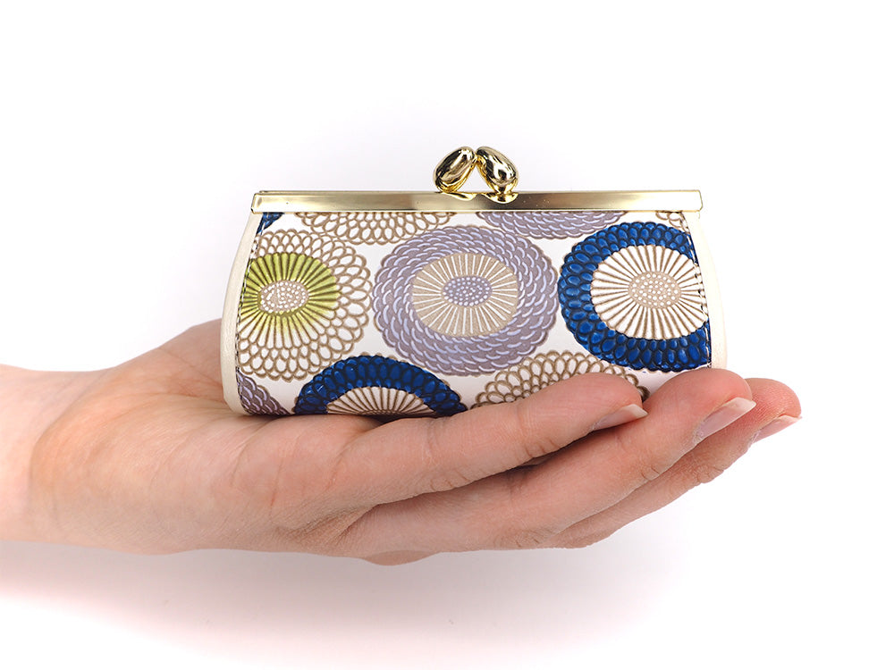 Umbrella Chrysanthemums (Shimmering Blue) Lipstick Case