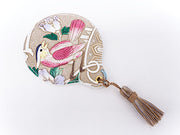 Pink Parrot Hand Mirror