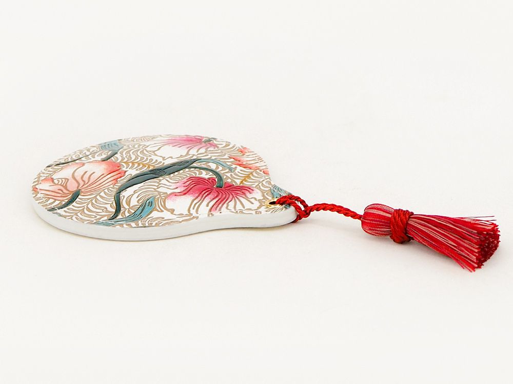 North Garden (Coral) Hand Mirror