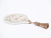 Rocaille (Khaki) Hand Mirror