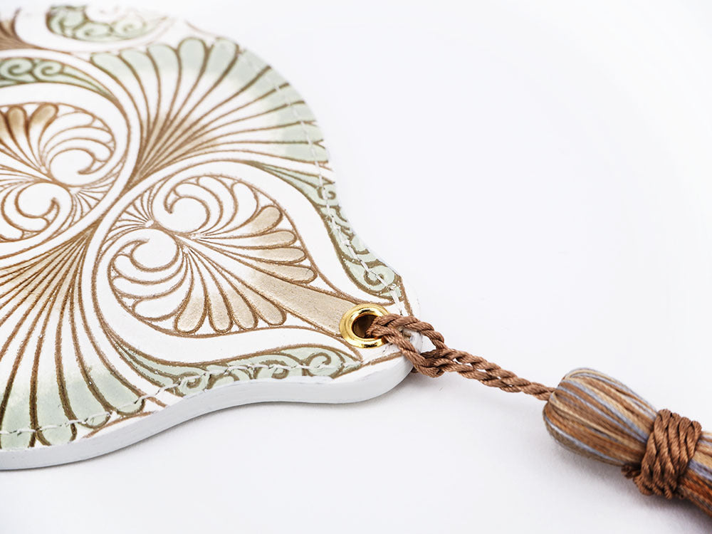 Rocaille (Khaki) Hand Mirror