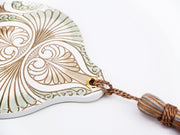 Rocaille (Khaki) Hand Mirror