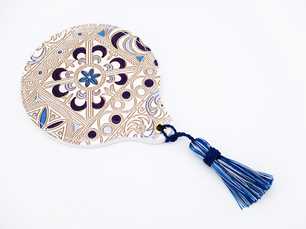 KINSHA - Persia Tiles (Purple) Hand Mirror