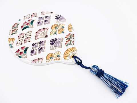 HANAOGI - Flower Fans Hand Mirror