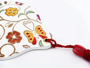 KINKARAOOBANA - Golden Flowers and Butterflies Hand Mirror