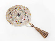 Golden Tapestry Hand Mirror