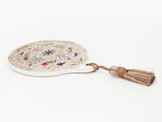 Golden Tapestry Hand Mirror