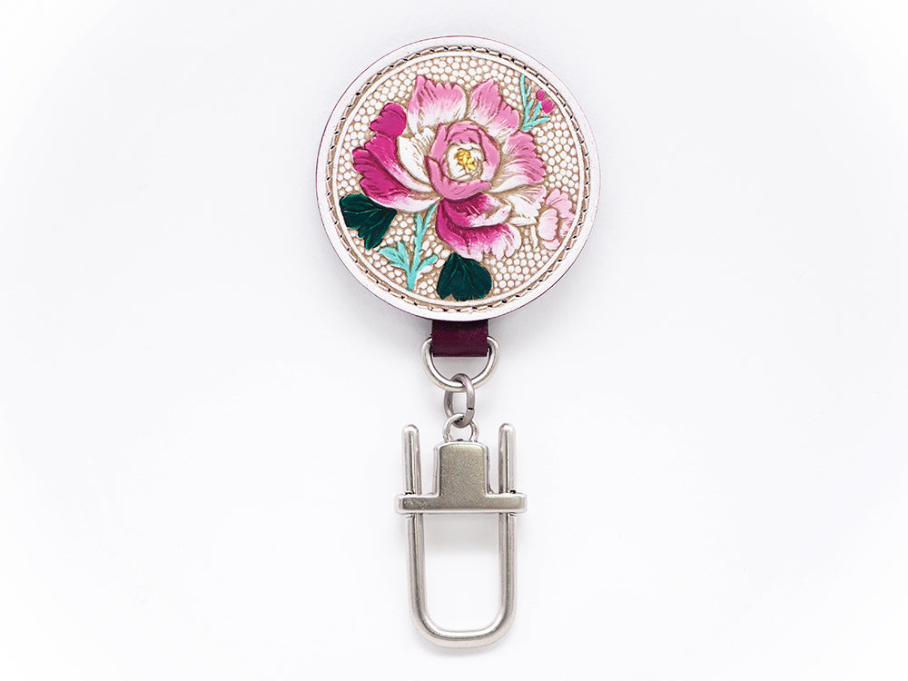 Japanese Peonies Key Ring