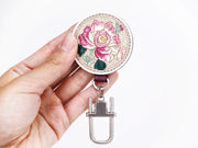 Japanese Peonies Key Ring