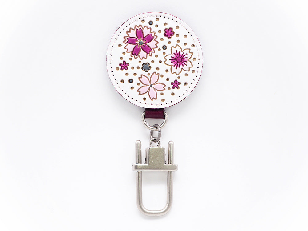 Falling Cherry Blossoms Key Ring