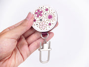 Falling Cherry Blossoms Key Ring