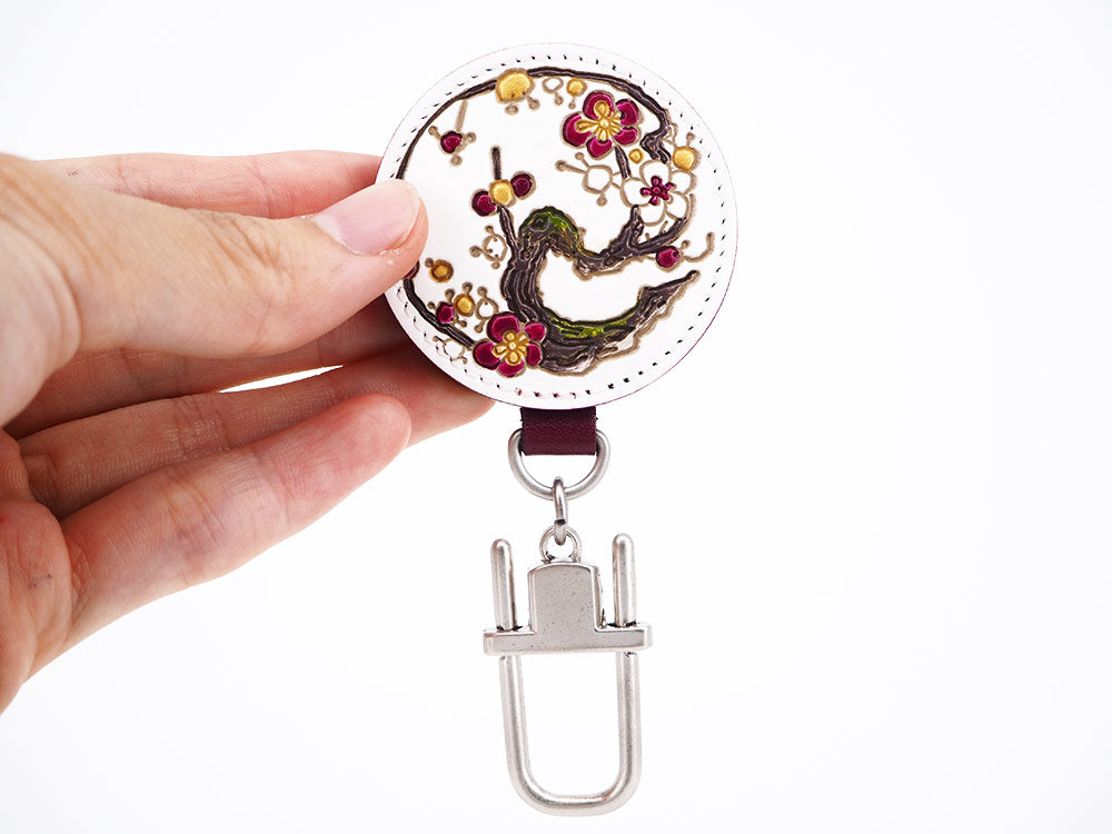 Plum Blossoms Key Ring