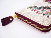 Roses Zippered Long Wallet