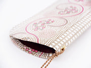 Silver Hearts (Mocha Pink) Eyeglasses Case