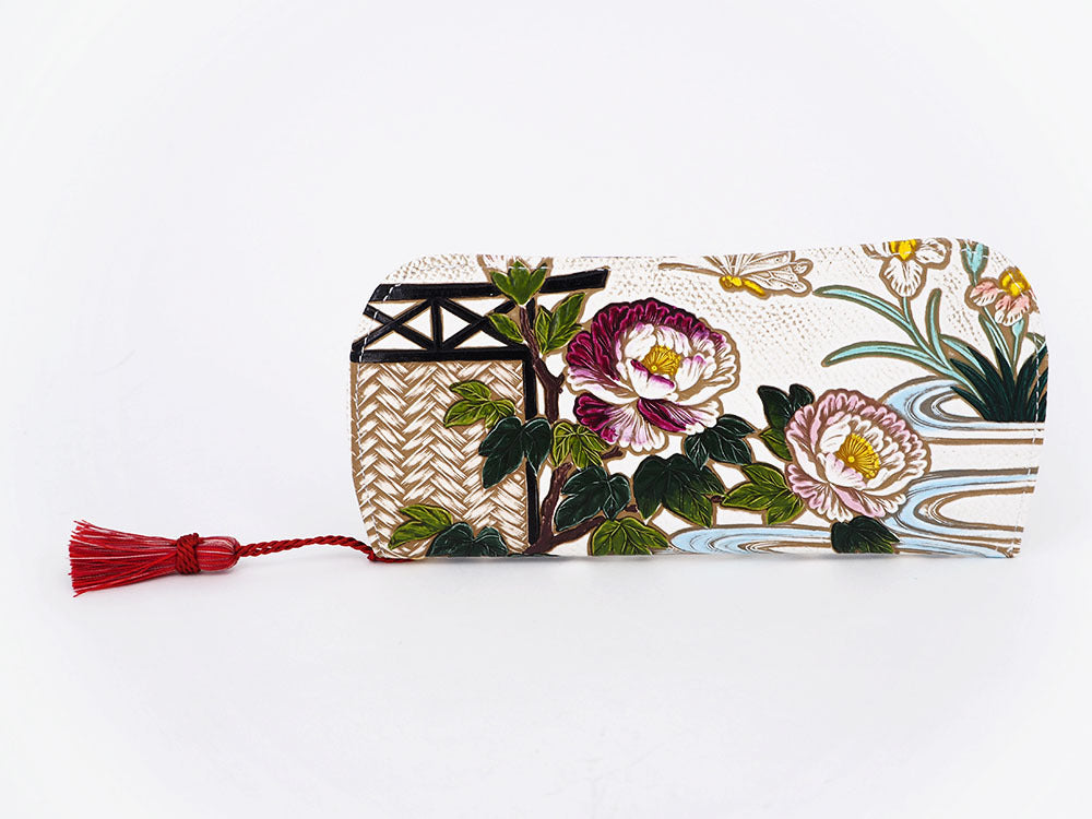 Japanese Peonies Eyeglasses Case