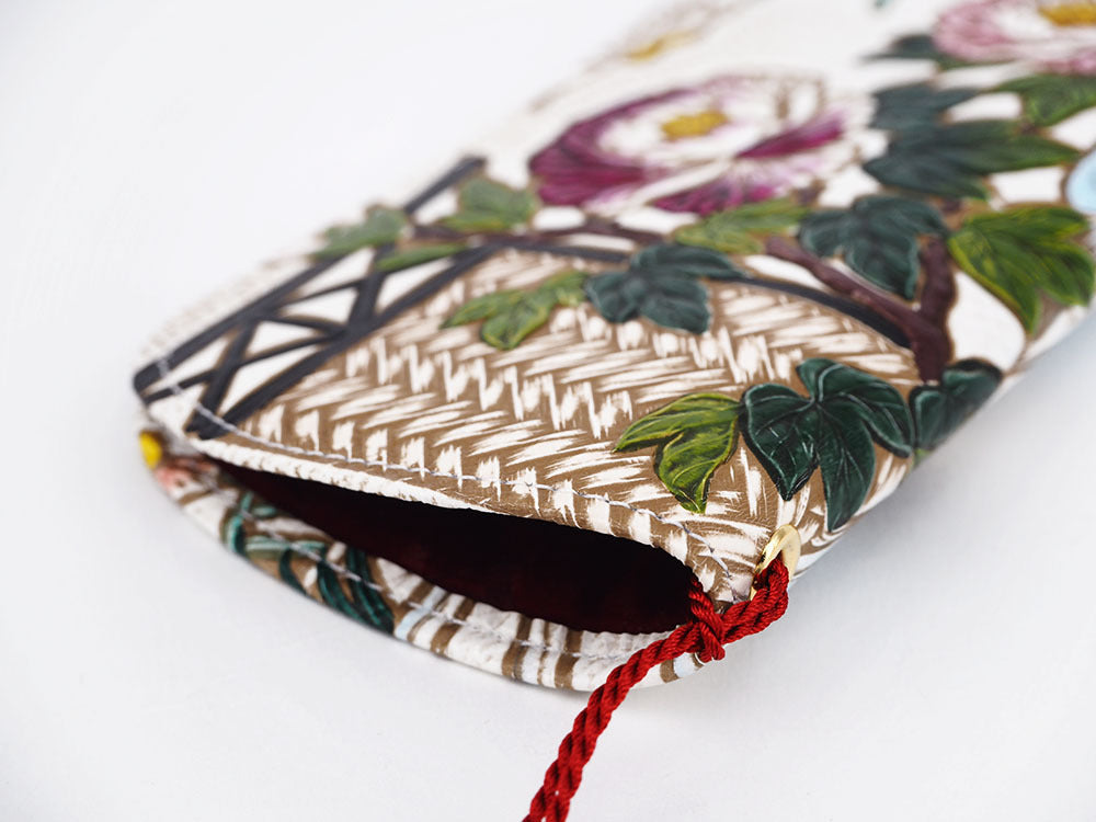 Japanese Peonies Eyeglasses Case