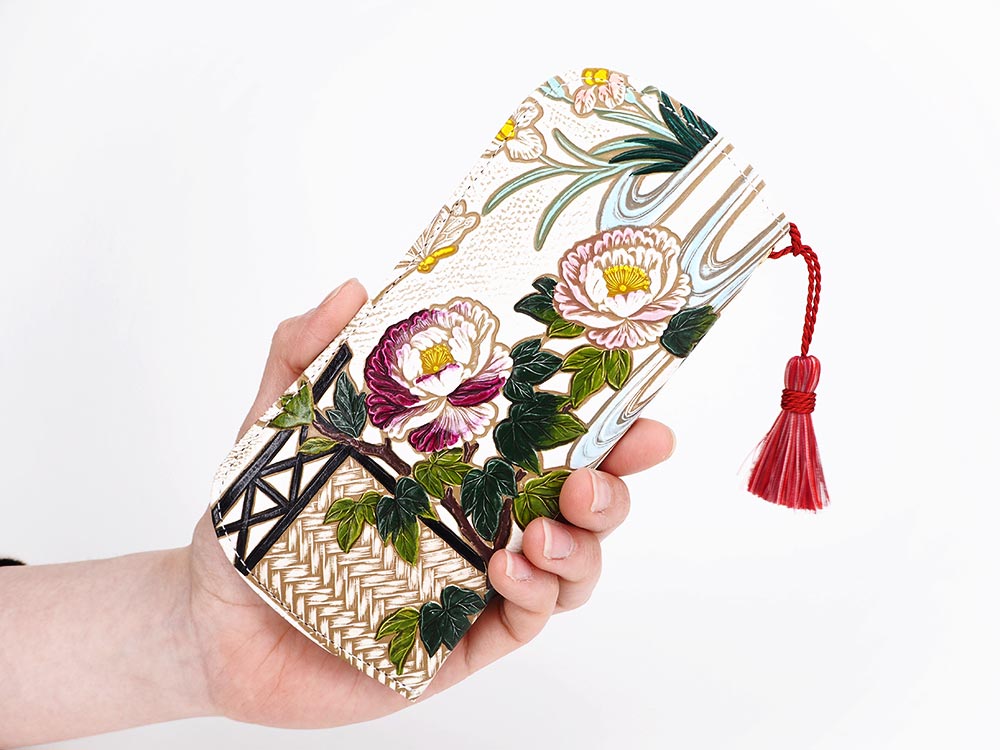 Japanese Peonies Eyeglasses Case