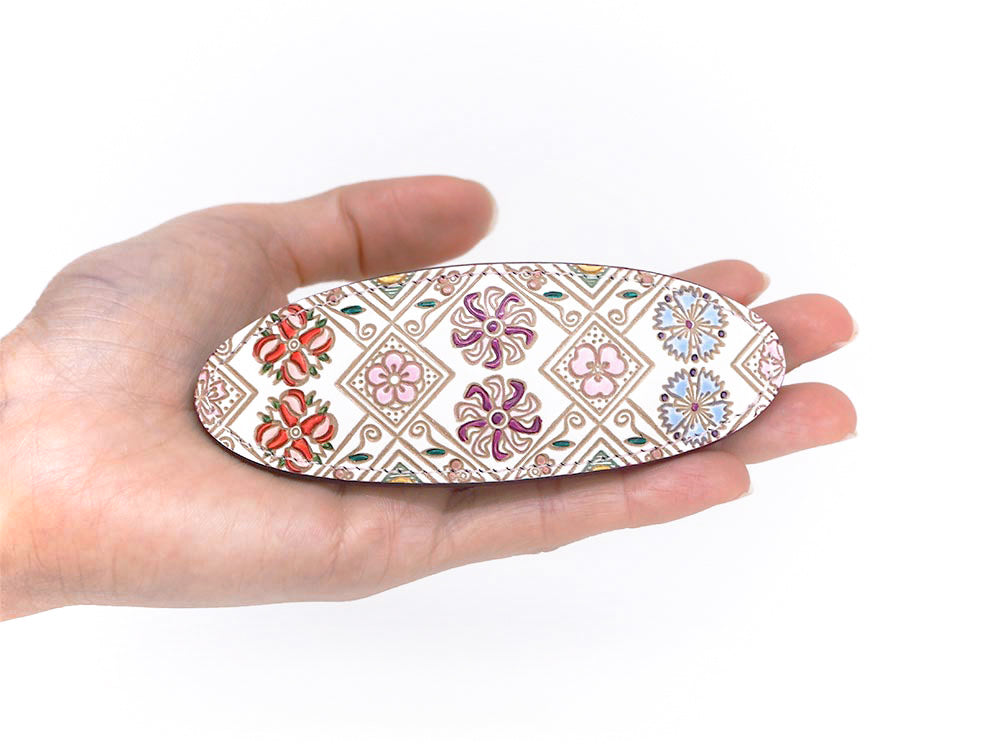 HANABISHI - Traditional Flower Patterns Hair Clip