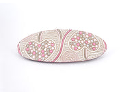 Silver Hearts (Mocha Pink) Hair Clip