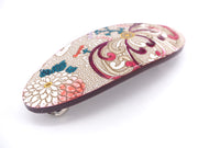 RANGIKU - Firework Chrysanthemums (Wine&Pink) Hair Clip