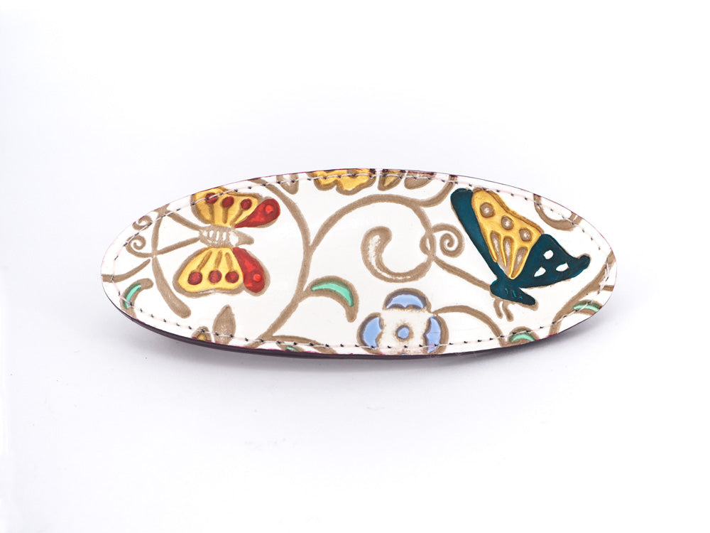 KINKARAOOBANA - Golden Flowers and Butterflies Hair Clip