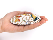 KINKARAOOBANA - Golden Flowers and Butterflies Hair Clip