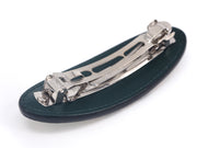 Silver Hearts (Mint Green) Hair Clip