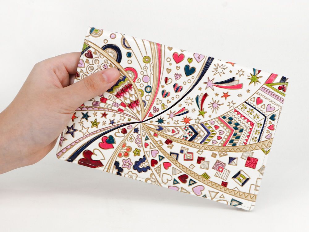 Glossy Hearts Passport Case